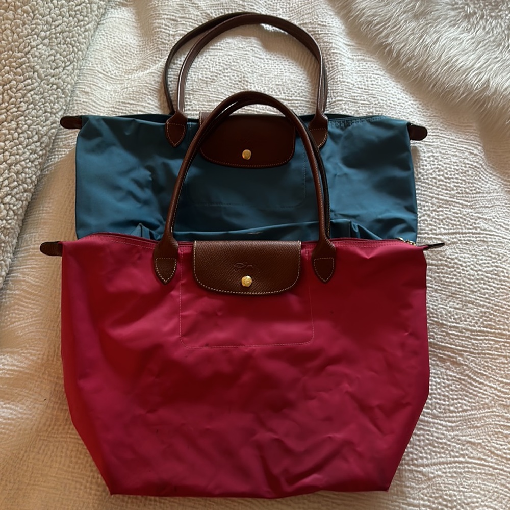 Lot of preloved authentic long champ tote bags